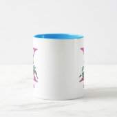 Dr. Seuss's ABC: Buchstabe X - Lila| Name hinzufüg Tasse (Zentrum)