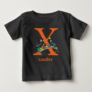 Dr. Seuss's ABC: Buchstabe X - Orange Fügen Sie Baby T-shirt