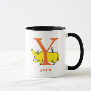 Dr. Seuss's ABC: Buchstabe Y - Orange Namen hinz Tasse