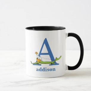 Dr. Seuss's ABC: Letter A  - Blue   Add Your Name Tasse