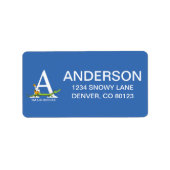 Dr. Seuss's ABC: Letter A - White | Name hinzufüge Adressaufkleber (Vorne)