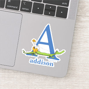 Dr. Seuss's ABC: Letter A - White   Name hinzufüge Aufkleber