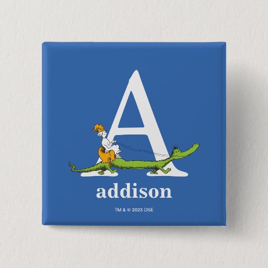 Dr. Seuss's ABC: Letter A - White | Name hinzufüge Button (Vorderseite)