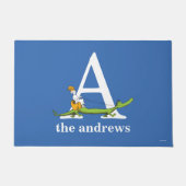 Dr. Seuss's ABC: Letter A - White | Name hinzufüge Fußmatte (Vorderseite)