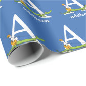 Dr. Seuss's ABC: Letter A - White | Name hinzufüge Geschenkpapier (Rolleneckpunkt)
