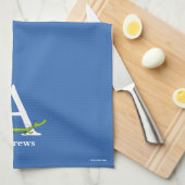 Dr. Seuss's ABC: Letter A - White | Name hinzufüge Geschirrtuch (Viertel Falte)