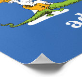 Dr. Seuss's ABC: Letter A - White | Name hinzufüge Poster (Ecke)