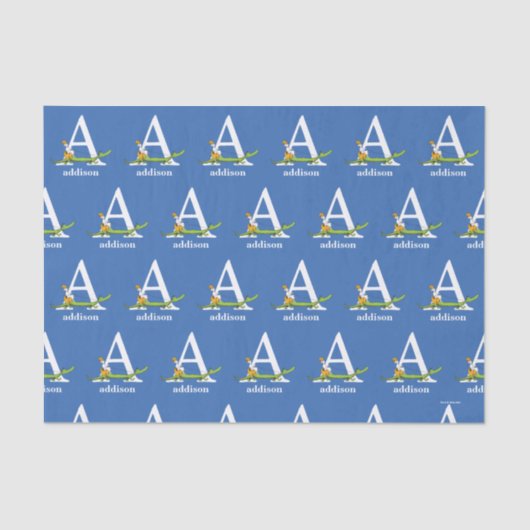 Dr. Seuss's ABC: Letter A - White | Name hinzufüge Seidenpapier (Vorderseite)