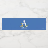 Dr. Seuss's ABC: Letter A - White | Name hinzufüge Wasserflaschenetikett (Einzelnes Label)