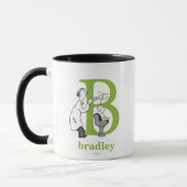 Dr. Seuss's ABC: Letter B - Green | Name hinzufüge Tasse (Links)