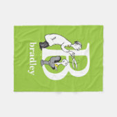 Dr. Seuss's ABC: Letter B - White | Name hinzufüge Fleecedecke (Vorderseite (Horizontal))