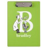 Dr. Seuss's ABC: Letter B - White | Name hinzufüge Klemmbrett (Vorderseite)