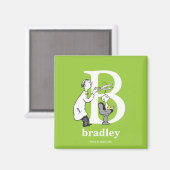 Dr. Seuss's ABC: Letter B - White | Name hinzufüge Magnet (Vorderseite/Rückseite)