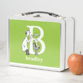 Dr. Seuss's ABC: Letter B - White | Name hinzufüge Metall Brotdose (Beispiel)