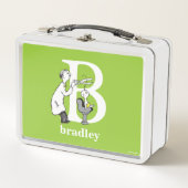 Dr. Seuss's ABC: Letter B - White | Name hinzufüge Metall Brotdose (Vorderseite)