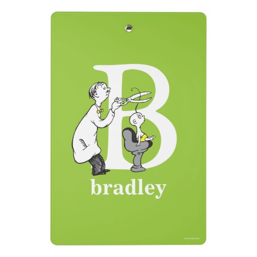 Dr. Seuss's ABC: Letter B - White | Name hinzufüge Mini Klemmbrett (Rückseite)
