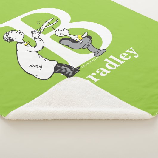 Dr. Seuss's ABC: Letter B - White | Name hinzufüge Sherpadecke (3/4)