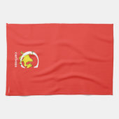 Dr. Seuss's ABC: Letter C - White | Name hinzufüge Geschirrtuch (Horizontal)