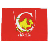 Dr. Seuss's ABC: Letter C - White | Name hinzufüge Große Geschenktüte (Rückseite)