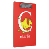 Dr. Seuss's ABC: Letter C - White | Name hinzufüge Klemmbrett (Rechts)