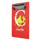 Dr. Seuss's ABC: Letter C - White | Name hinzufüge Mini Klemmbrett (Gewinkelt2)