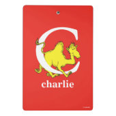 Dr. Seuss's ABC: Letter C - White | Name hinzufüge Mini Klemmbrett (Rückseite)