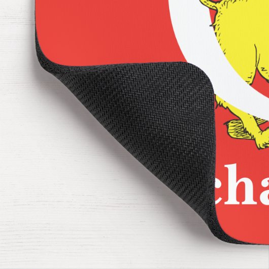 Dr. Seuss's ABC: Letter C - White | Name hinzufüge Mousepad (Ecke)