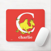 Dr. Seuss's ABC: Letter C - White | Name hinzufüge Mousepad (Mit Mouse)