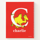 Dr. Seuss's ABC: Letter C - White | Name hinzufüge Notizblock (Rückseite)