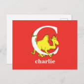 Dr. Seuss's ABC: Letter C - White | Name hinzufüge Postkarte (Vorne/Hinten)