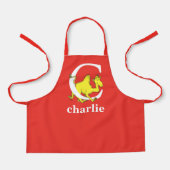 Dr. Seuss's ABC: Letter C - White | Name hinzufüge Schürze (Vorderseite)