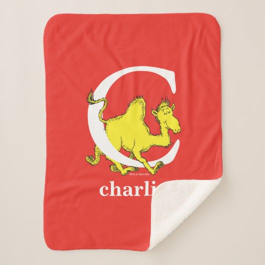 Dr. Seuss's ABC: Letter C - White | Name hinzufüge Sherpadecke (Vorderseite)