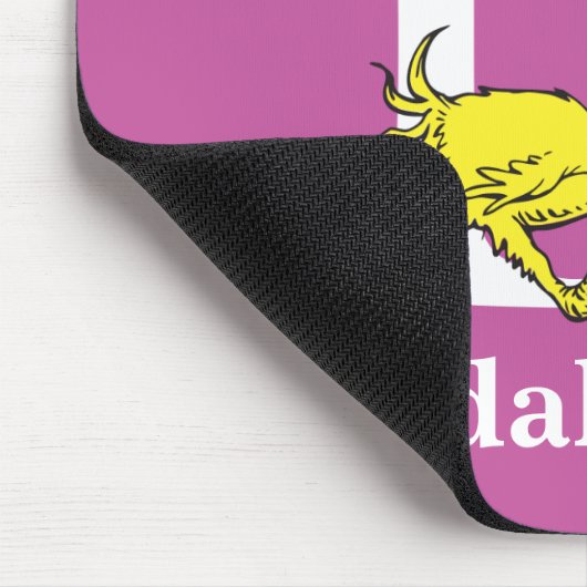 Dr. Seuss's ABC: Letter D - White | Name hinzufüge Mousepad (Ecke)