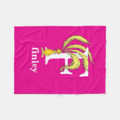 Dr. Seuss's ABC: Letter F - White | Name hinzufüge Fleecedecke (Vorderseite (Horizontal))