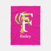 Dr. Seuss's ABC: Letter F - White | Name hinzufüge Fleecedecke (Vorderseite)