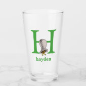 Dr. Seuss's ABC: Letter H - Green | Name hinzufüge Glas (Vorderseite)