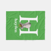 Dr. Seuss's ABC: Letter H - White | Name hinzufüge Fleecedecke (Vorderseite (Horizontal))