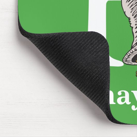 Dr. Seuss's ABC: Letter H - White | Name hinzufüge Mousepad (Ecke)