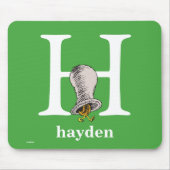 Dr. Seuss's ABC: Letter H - White | Name hinzufüge Mousepad (Vorne)