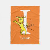 Dr. Seuss's ABC: Letter I - White | Name hinzufüge Fleecedecke (Vorderseite)