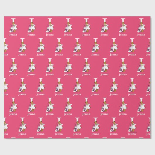 Dr. Seuss's ABC: Letter J - White | Name hinzufüge Geschenkpapier (Flach)