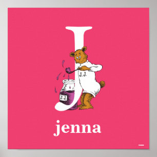 Dr. Seuss's ABC: Letter J - White   Name hinzufüge Poster