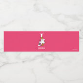 Dr. Seuss's ABC: Letter J - White | Name hinzufüge Wasserflaschenetikett (Einzelnes Label)