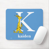 Dr. Seuss's ABC: Letter K - White | Name hinzufüge Mousepad (Mit Mouse)