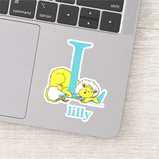 Dr. Seuss's ABC: Letter L - White | Name hinzufüge Aufkleber (Detail)