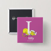 Dr. Seuss's ABC: Letter L - White | Name hinzufüge Button (Vorne & Hinten)