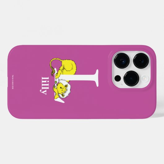 Dr. Seuss's ABC: Letter L - White | Name hinzufüge Case-Mate iPhone Hülle (Rückseite (Horizontal))