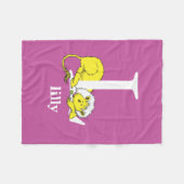 Dr. Seuss's ABC: Letter L - White | Name hinzufüge Fleecedecke (Vorderseite (Horizontal))