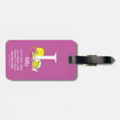 Dr. Seuss's ABC: Letter L - White | Name hinzufüge Gepäckanhänger (Rückseite horizontal)