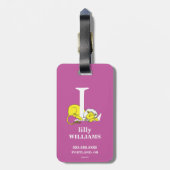 Dr. Seuss's ABC: Letter L - White | Name hinzufüge Gepäckanhänger (Rückseite vertikal)